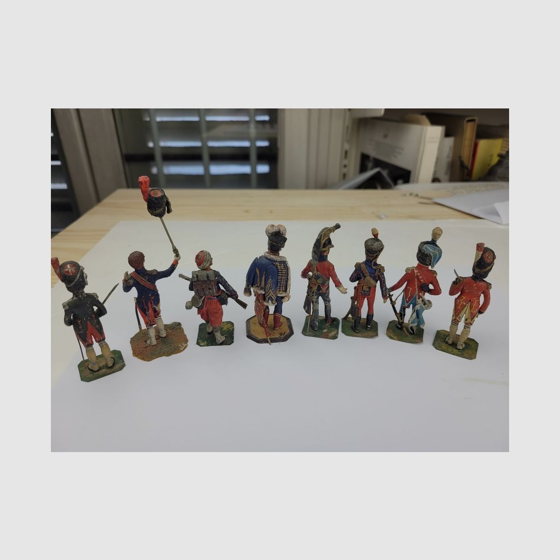 Set aus 8 Zinnfiguren – Offiziere der Garde, Grenadier, Turco, Drache, Jäger … Sehr gute Qualität, Bild 5 von 7