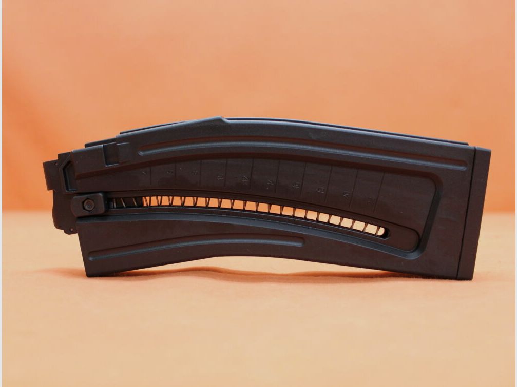 GSG German Sport Guns GSG15: Caricatore GSG 22 colpi .22lr Polimero (anche per Anschütz MSR RX22/ ISSC MK22)