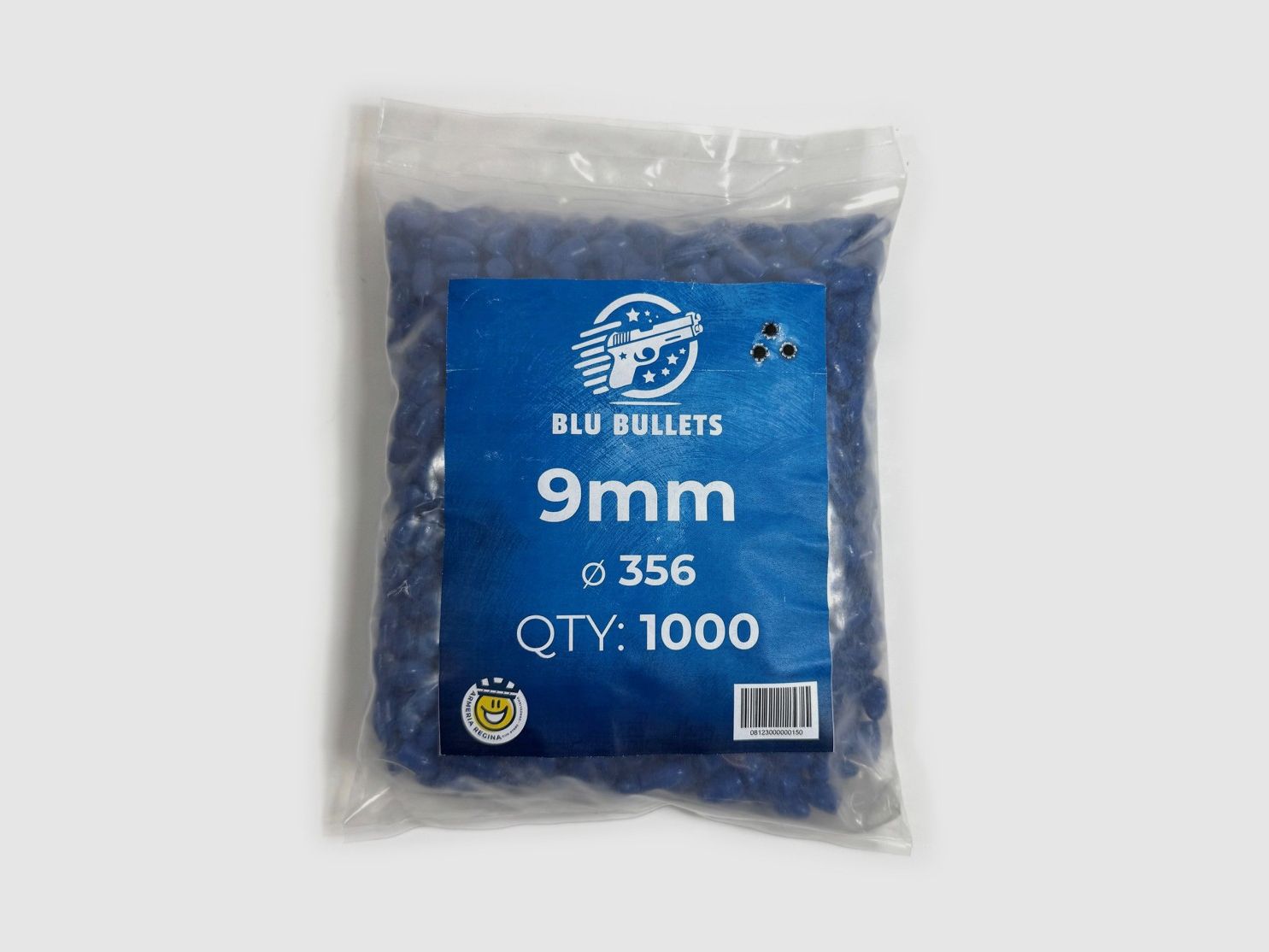 BLU BULLETS PALLE CUSTOM CAL 9MM 124G 1000PZ