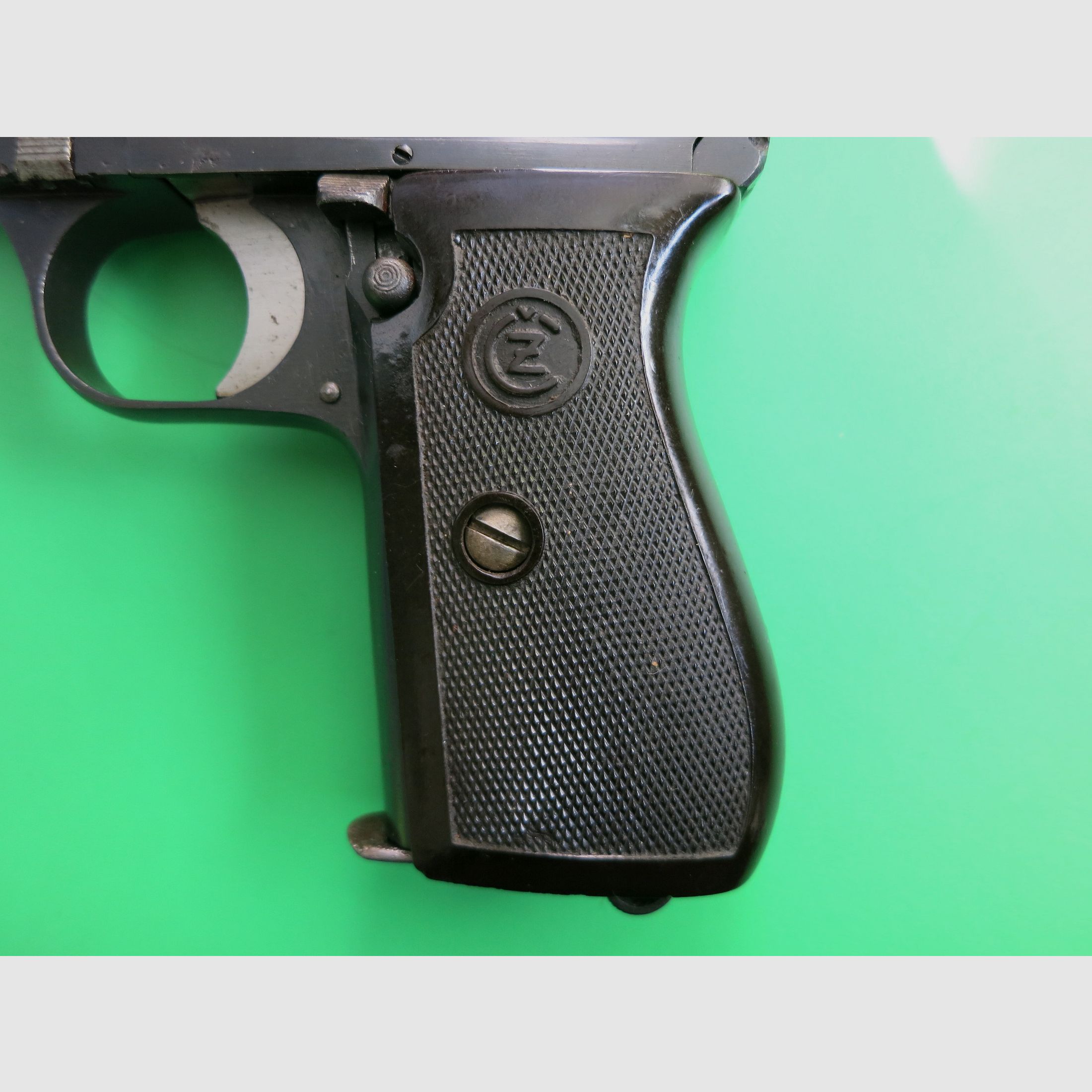 Pistole BÖHMISCHE WAFFENFABRIK (CZ) Mod.27, Kal. 7,65mm Browning, WaA76, WW2 Wehrmacht     #85