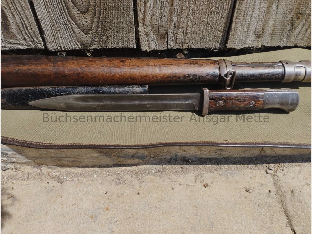 Mauser Mod 98 Portugal 1937 matching number including bayonet! 98 Portugal 1937