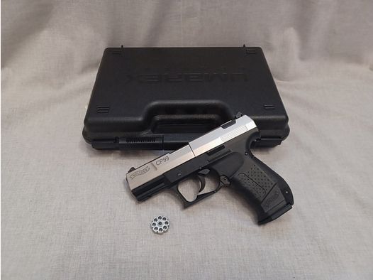 Walther CP99 bicolor / 4,5 mm Diabolo / CO2 / Pistole / OVP (60)