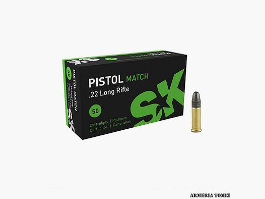 SK – PISTOL MATCH CAL. 22LR CONF. 50 PCS.