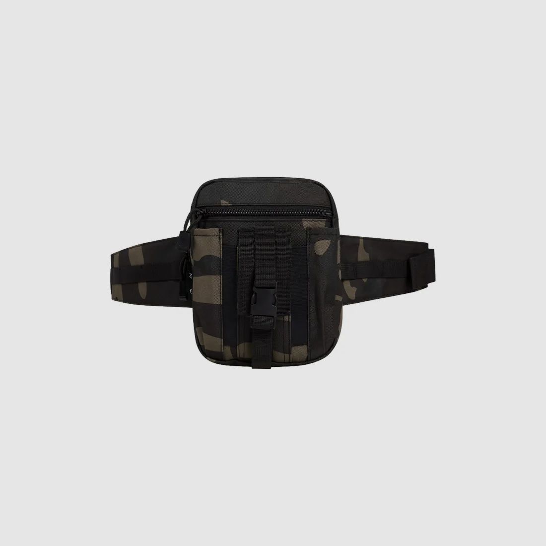 Brandit Taillengürtel "Allround" mit Tasche + Flaschenhalter - Dark Camouflage