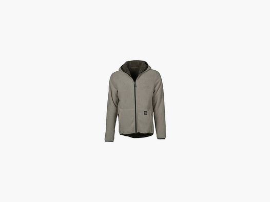 Univers - Wende-Fleecejacke grau/braun