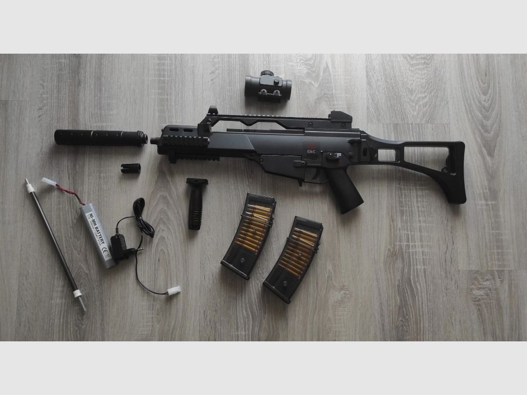 Heckler Koch G36C (M85) AEG Airsoft inkl. Zubehör Neu
