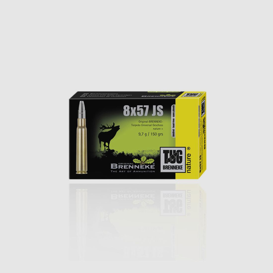 Brenneke	 8x57 JS TUG nature+ 9,7g / 150 grs bleifrei