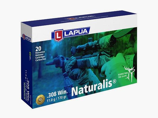Lapua .308Win Naturalis 11,0g - 170gr.