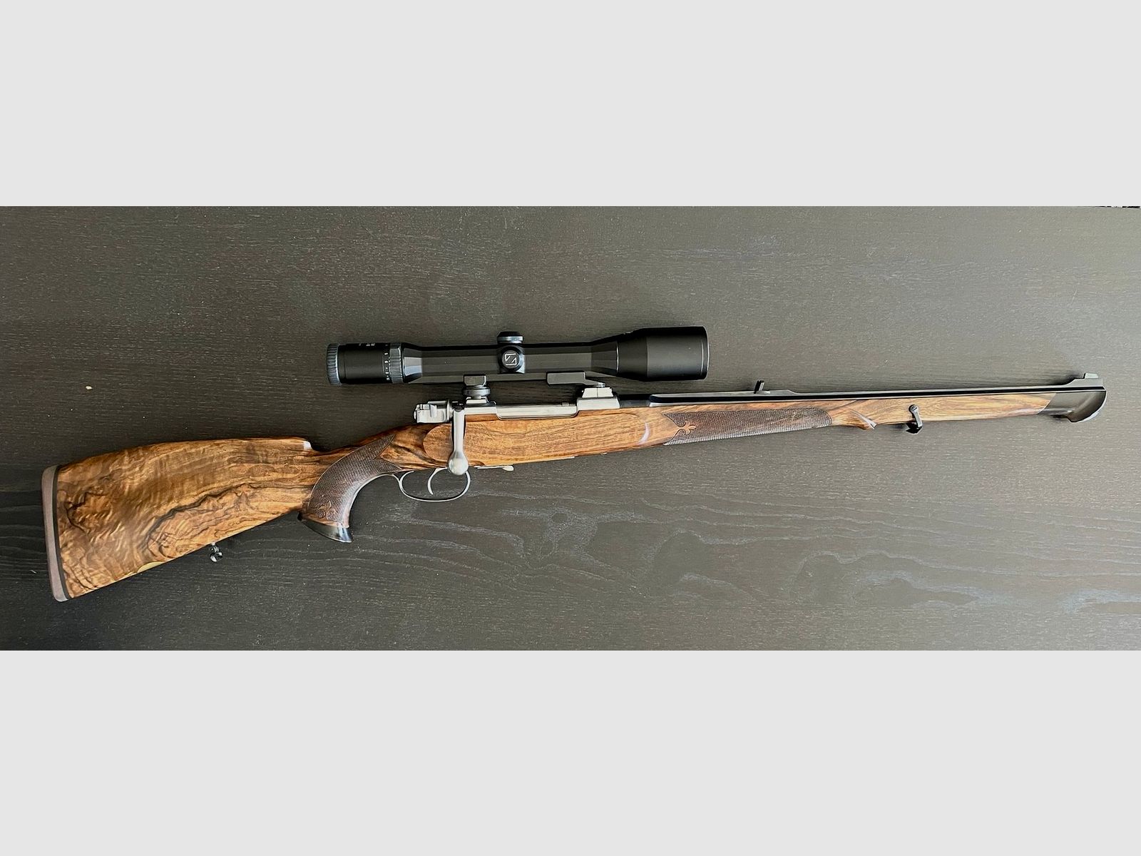 Einzigartiger Custom Mauser M98 8x64S „Kurpfalzstutzen“ Hansjoachim Hensel