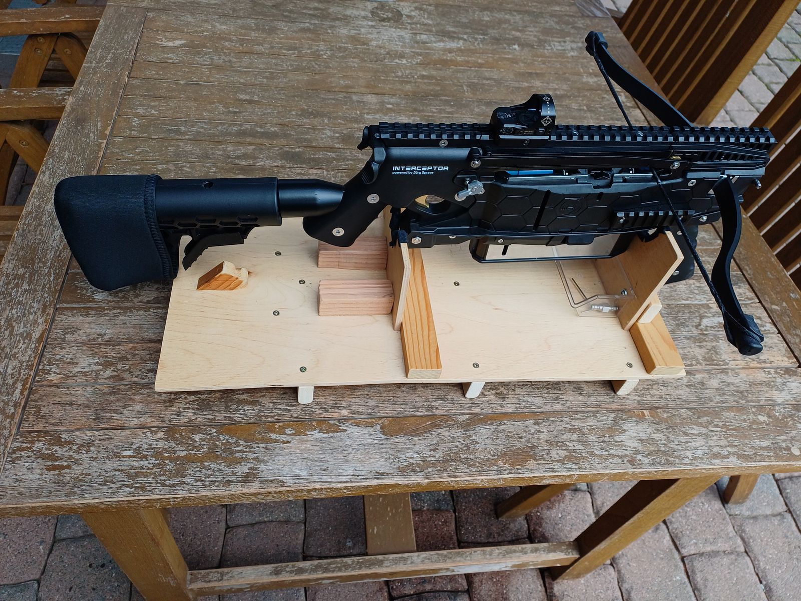 Calcio posteriore, cuscinetto per il fucile a balestra Mey Interceptor