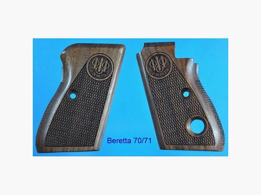 Nussbaum-Griffschalen für Pistole Beretta Mod. 70 und 71