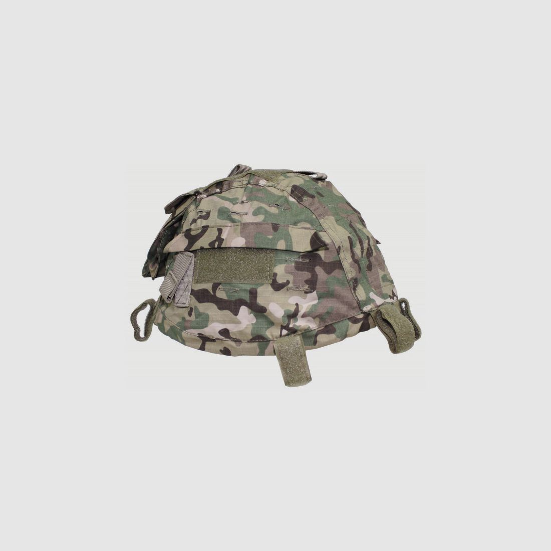 HELMBEZUG MIT TASCHEN - GRÖßENVERSTELLBAR - MULTICAM