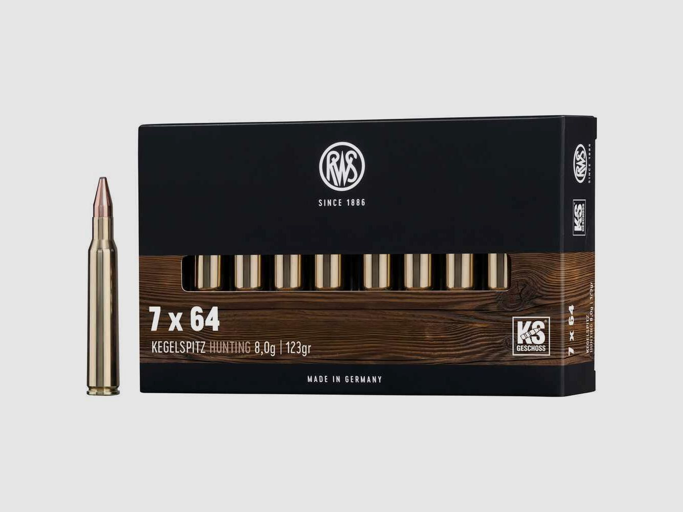 RWS 7x64 Kegelspitz - 8,0g/123gr (a20)