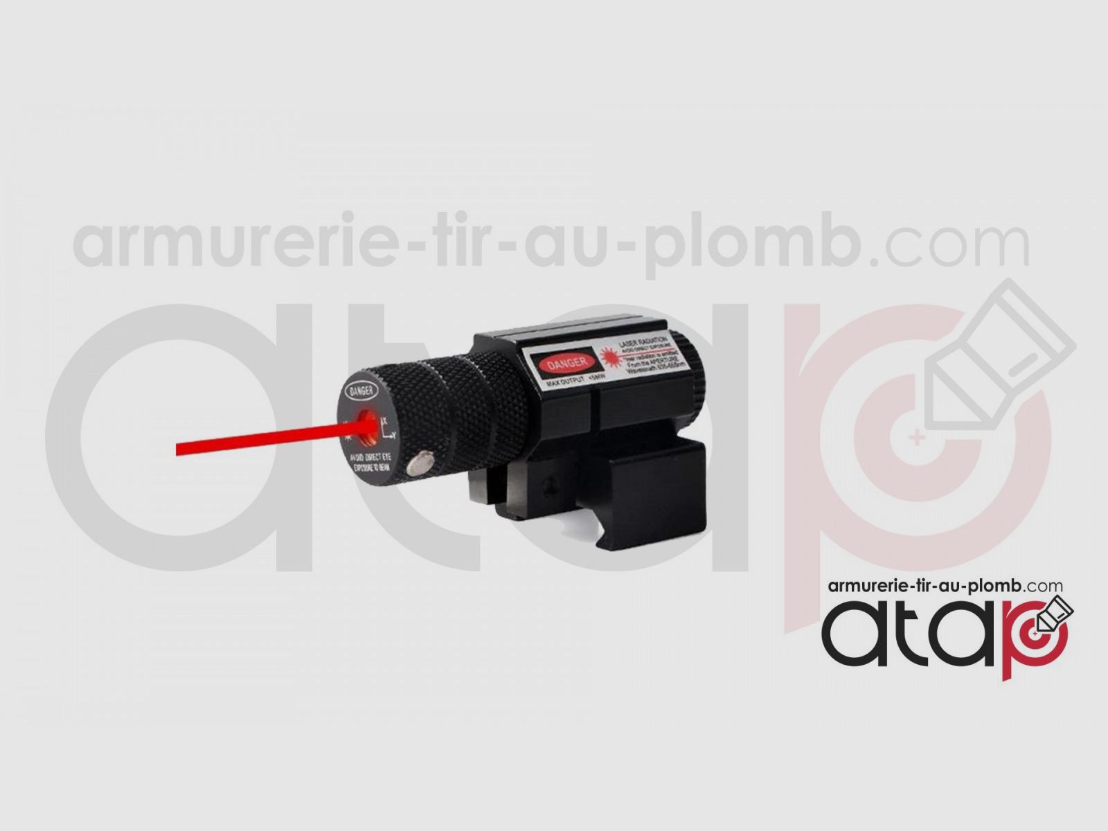 Laser pour rail Picatinny Weaver de 22 mm, image 1 sur 5