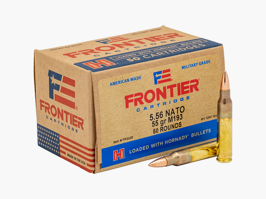 5.56 Nato Hornady FRONTIER® 55 gr FMJ VE50