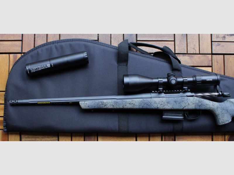 Bergara BA14 Repetierbüchse,Wilderness Sierra Kakl.308 Win. Schalldämpfer A-Tec Optima 50,Remington