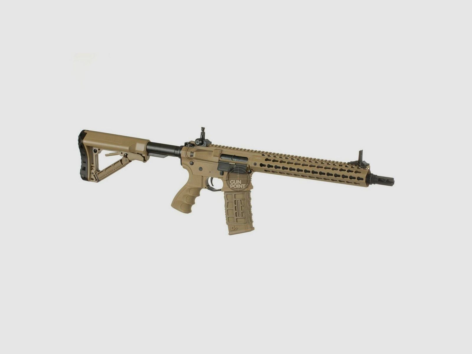 Softair - Gewehr - G&G CM16 E.T.U. SRXL S-AEG-Desert - ab 18, ber 0,5 Joule
