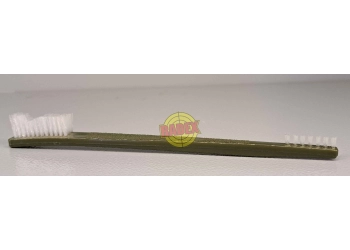 Double-ended bristle gun cleaning brush