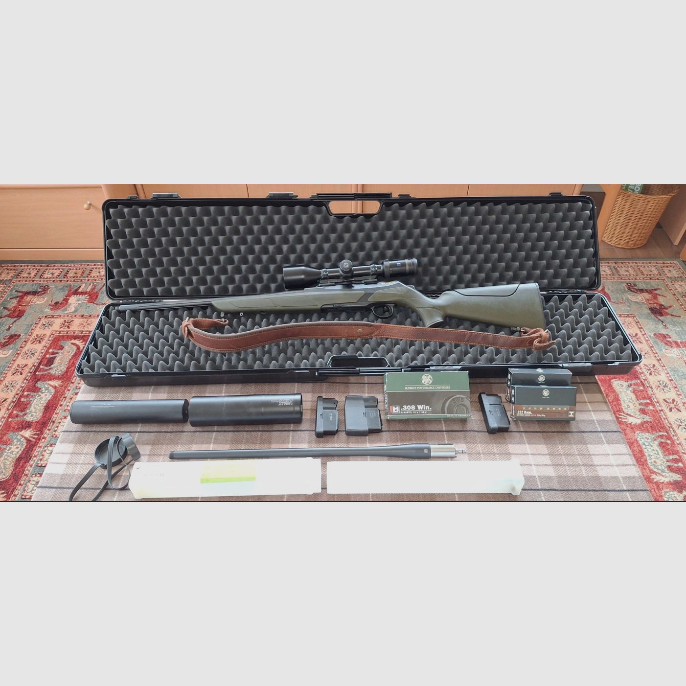 Carabine à répétition Merkel RX Helix avec canon interchangeable