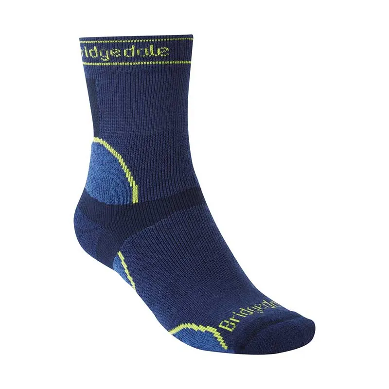 Skarpety męskie biegowe Bridgedale Midweight T2 Merino SPORT granatowe, zdjęcie 1 z 2