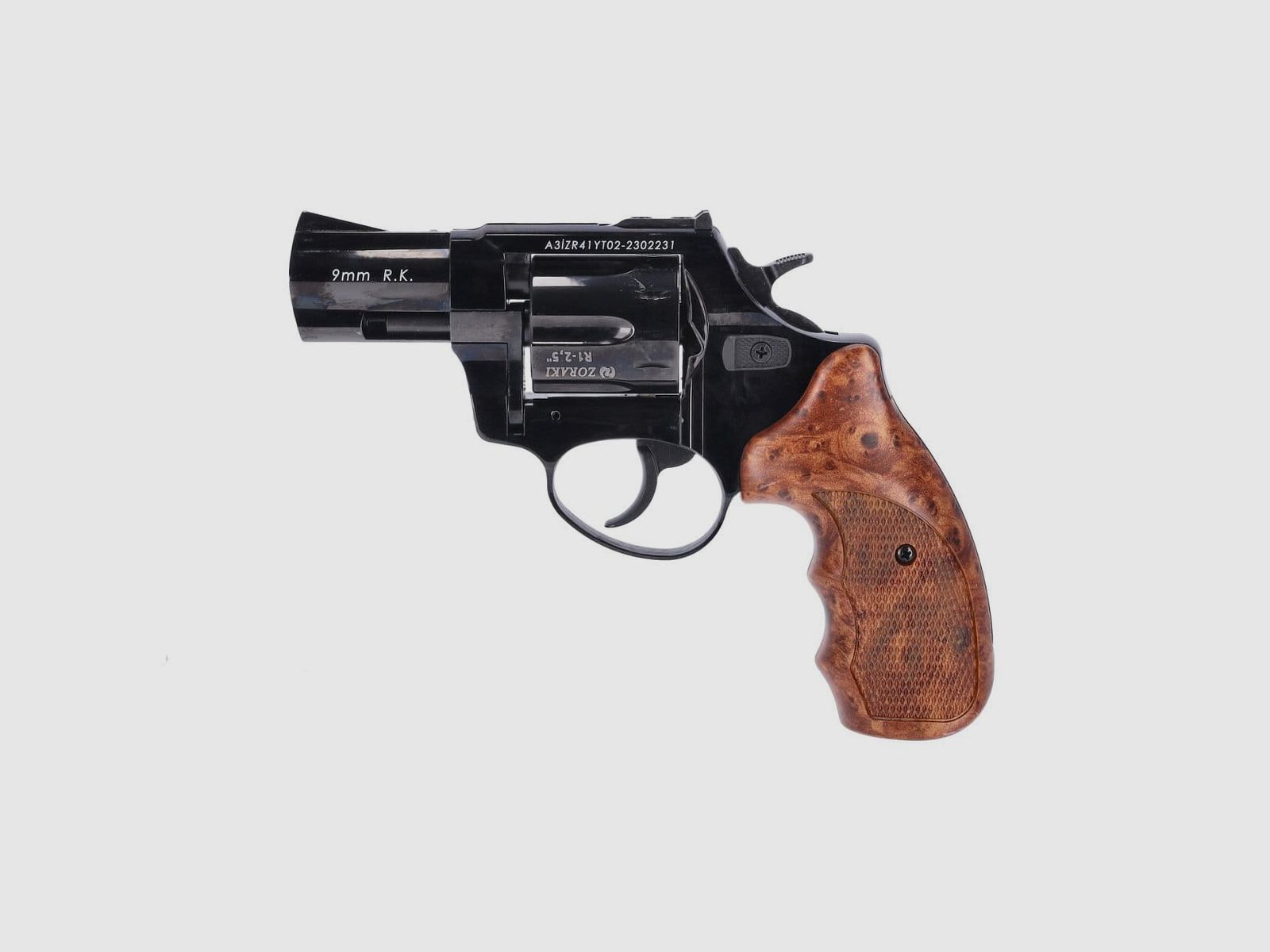 Zoraki R1 revolver à blanc 2,5 pouces 9 mm R.K. shiny special