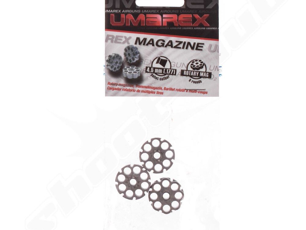 UMAREX	 Trommelmagazine für Umarex Co2 Waffen, 3er Pack