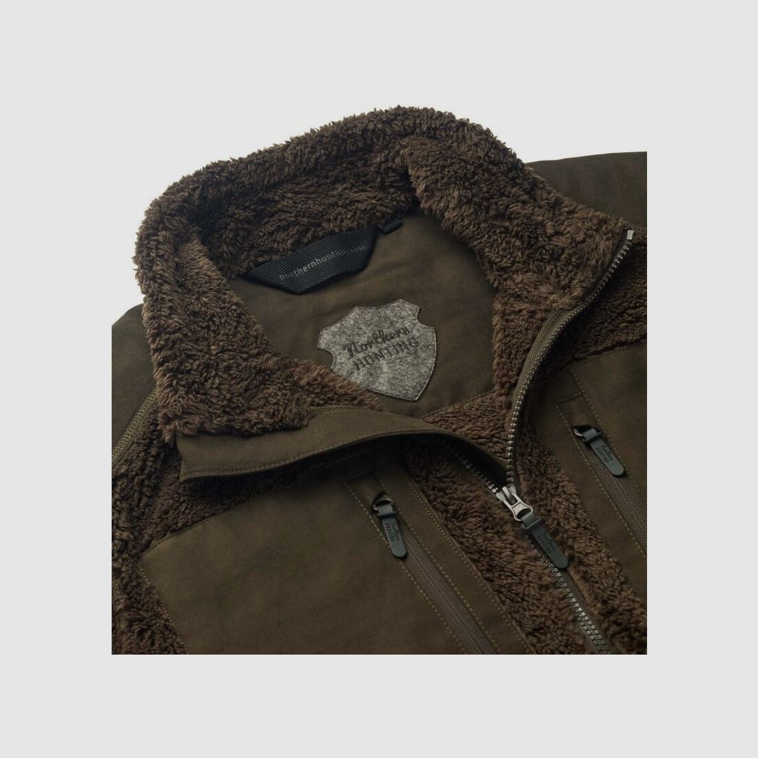 Northern Hunting Herren Fleecepullover Hjort Grün