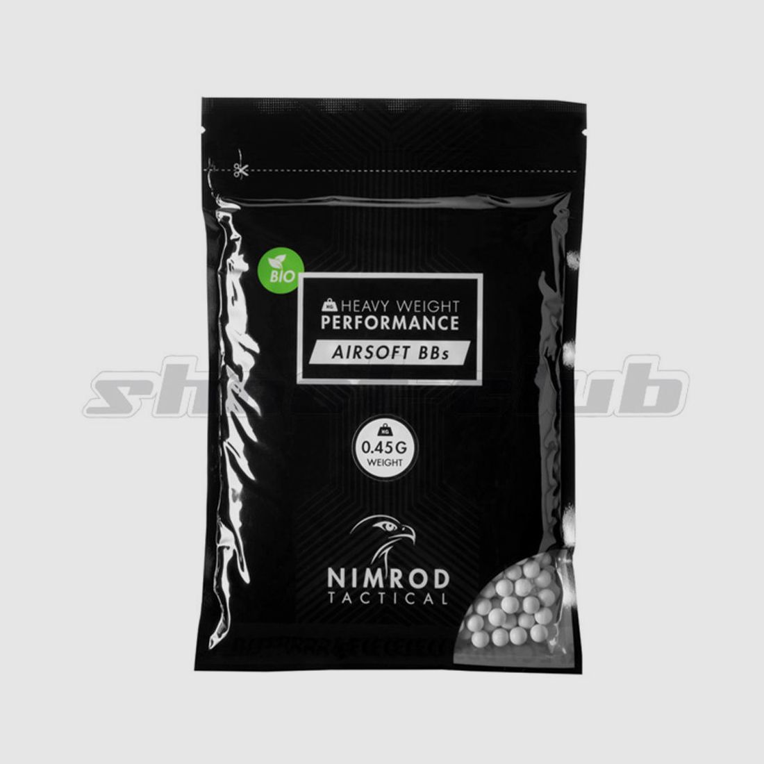 Nimrod 0,45 g Airsoft Bio BB Professional Performance - 1000 Stück