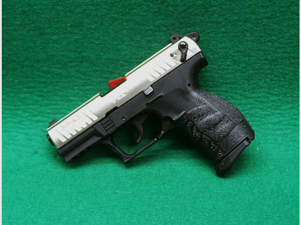 Walther Schreckschuss-Pistole P22Q, vernickelt, Bild 1 von 2