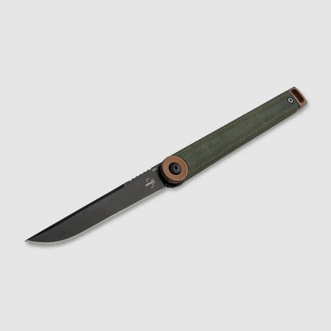 Böker plus Böker Plus Taschenmesser Kaizen Green Canvas Micarta grün