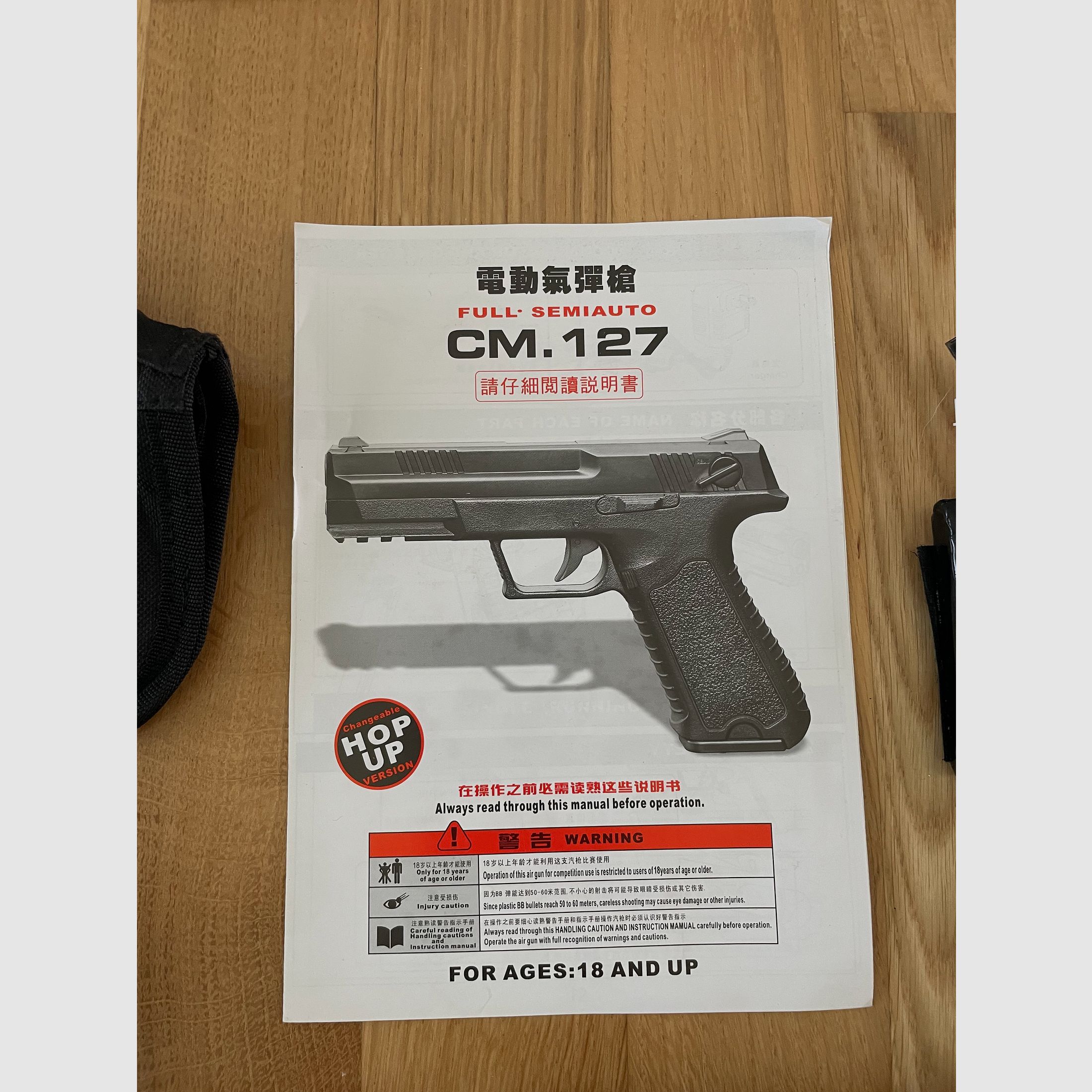 Softair Cyma CM.127 inkl. Tracer und Zubehör