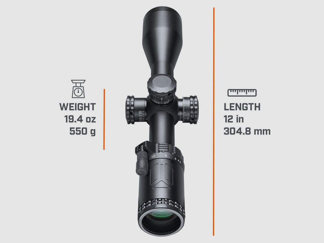 Bushnell AR Scope Richtkijker 4,5-18x40 Drop Zone 308 BDC Reticle in het 2e Focal Plane