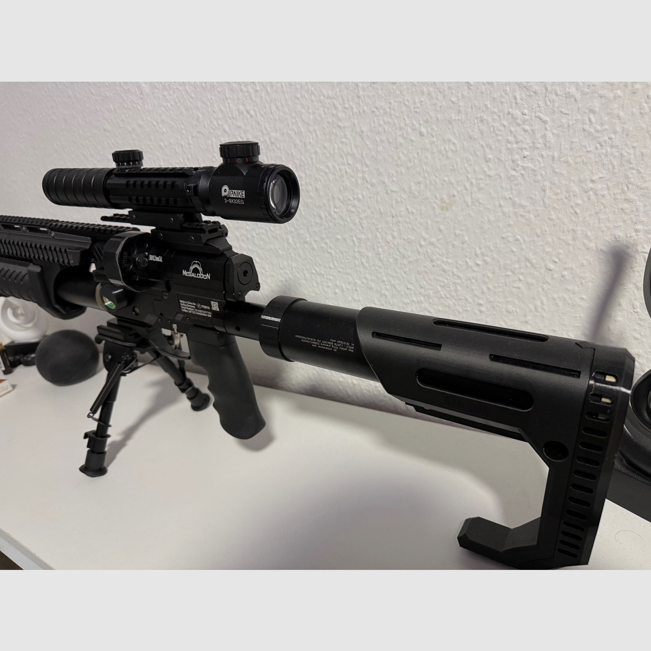 AEA Airgun Megalodon Cal. 5,0. 12,7mm Ware neuwertig Mit viel Zubehör 