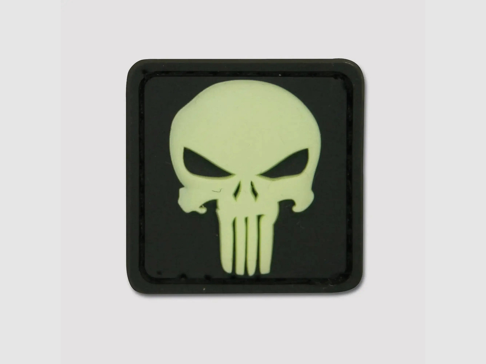 Chaquetas para llevar 3D-Patch Calavera Punisher fosforescente