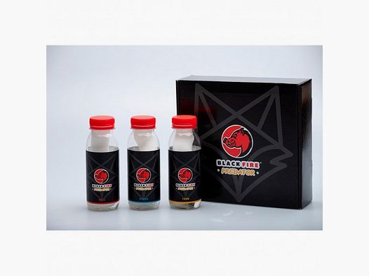 Pack mit 3 Flaschen Aroma Black Fire Predator