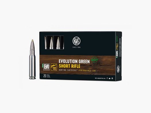 RWS 308 WIN 139 GRS / 9,0 G SHORT RIFLE EVOLUTION GREEN