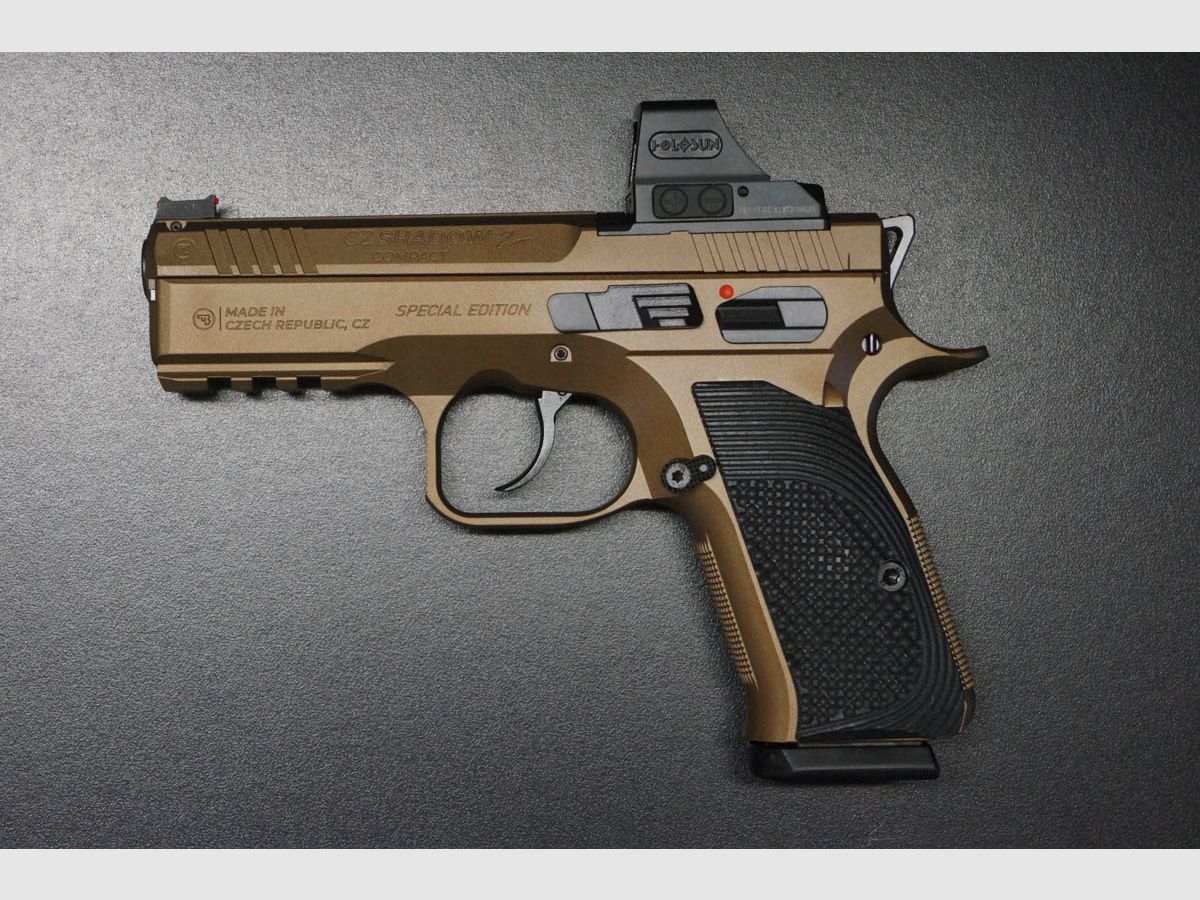 CZ Shadow 2 Compact Bronze OR Holosun, image 9 sur 9