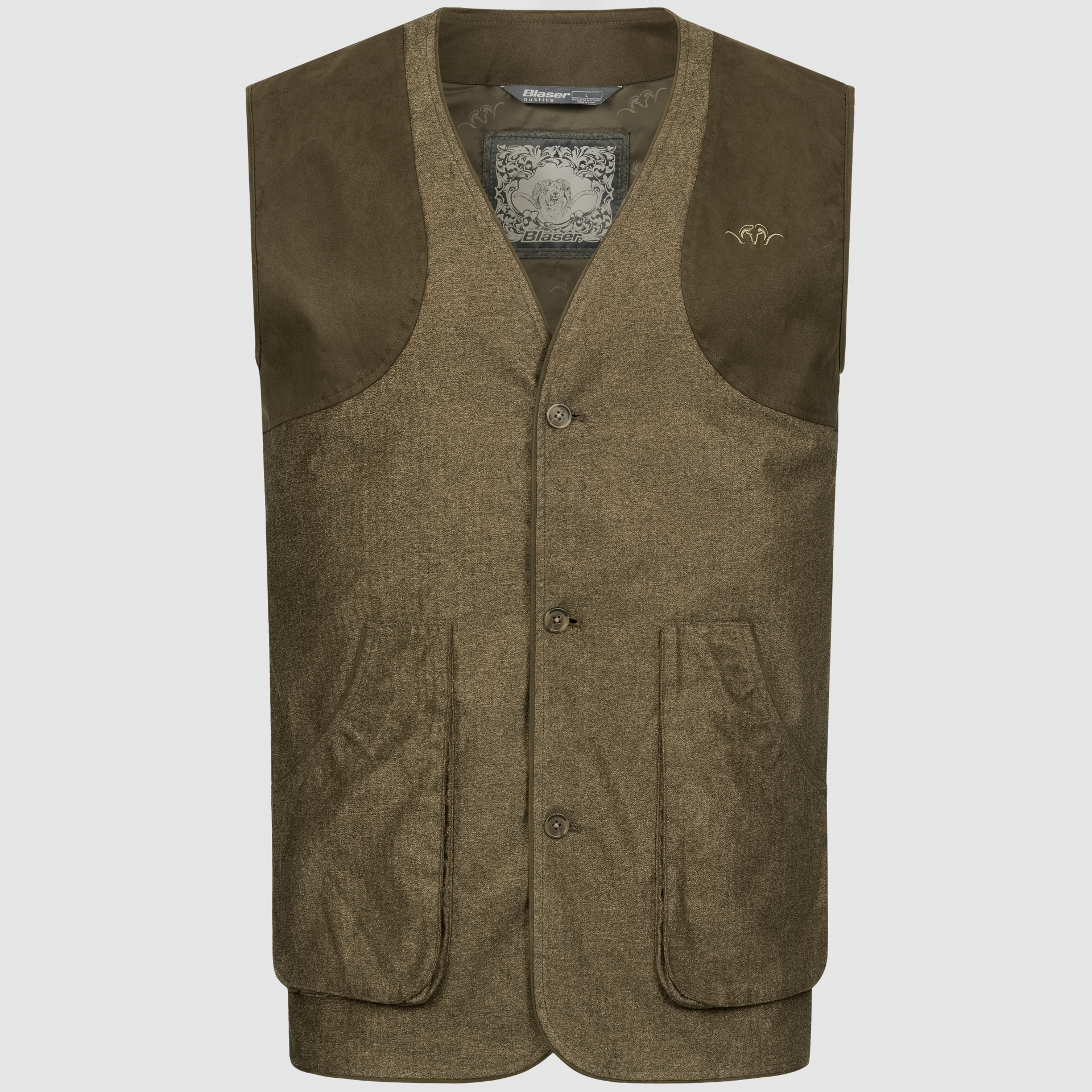 Chaleco BLASER Vintage Wing M / Marrón, imagen 2 de 8