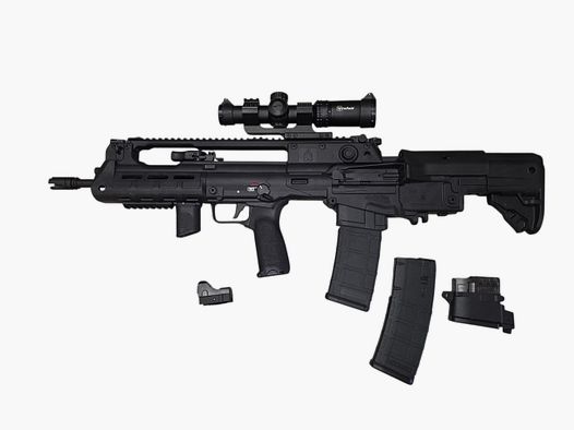 Pack Repetierbüchse Bullpup SPRINGFIELD ARMORY HELLION Schwarz 16″ Kal.223 rem gebraucht