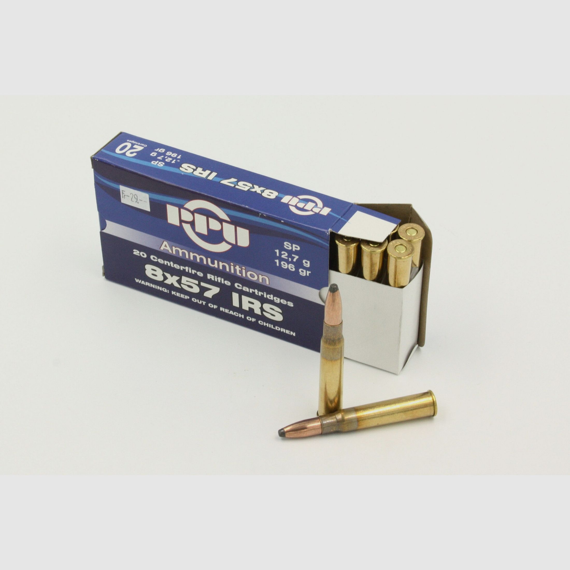 Prvi Partizan, 8×57 IRS, SP, 196 gr., 20 Stk.