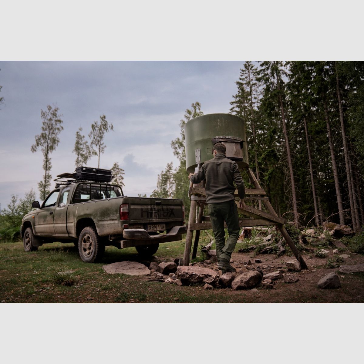 HÄRKILA Fjell Fleecejacke Ombra Marrone