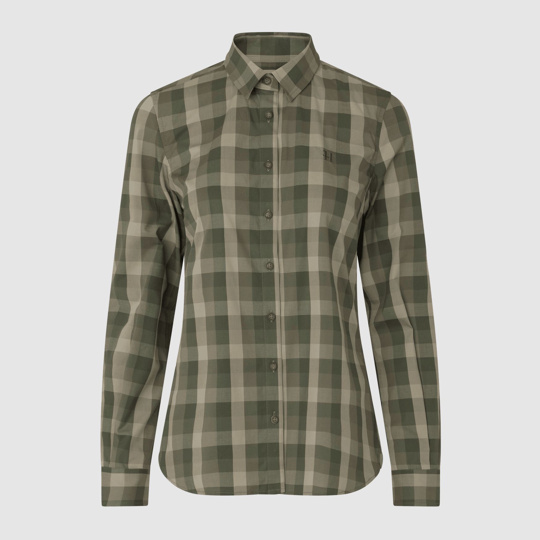Härkila Akeena L/S Shirt Women Forest Night Check XXL