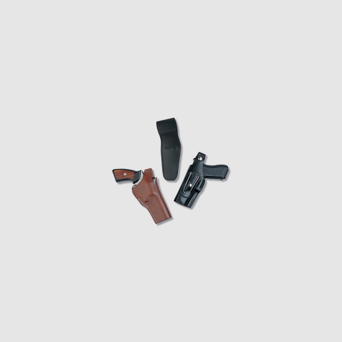 SICKINGER Holster (Leder) f. Walther PK380 62302 -G-Man schwarz