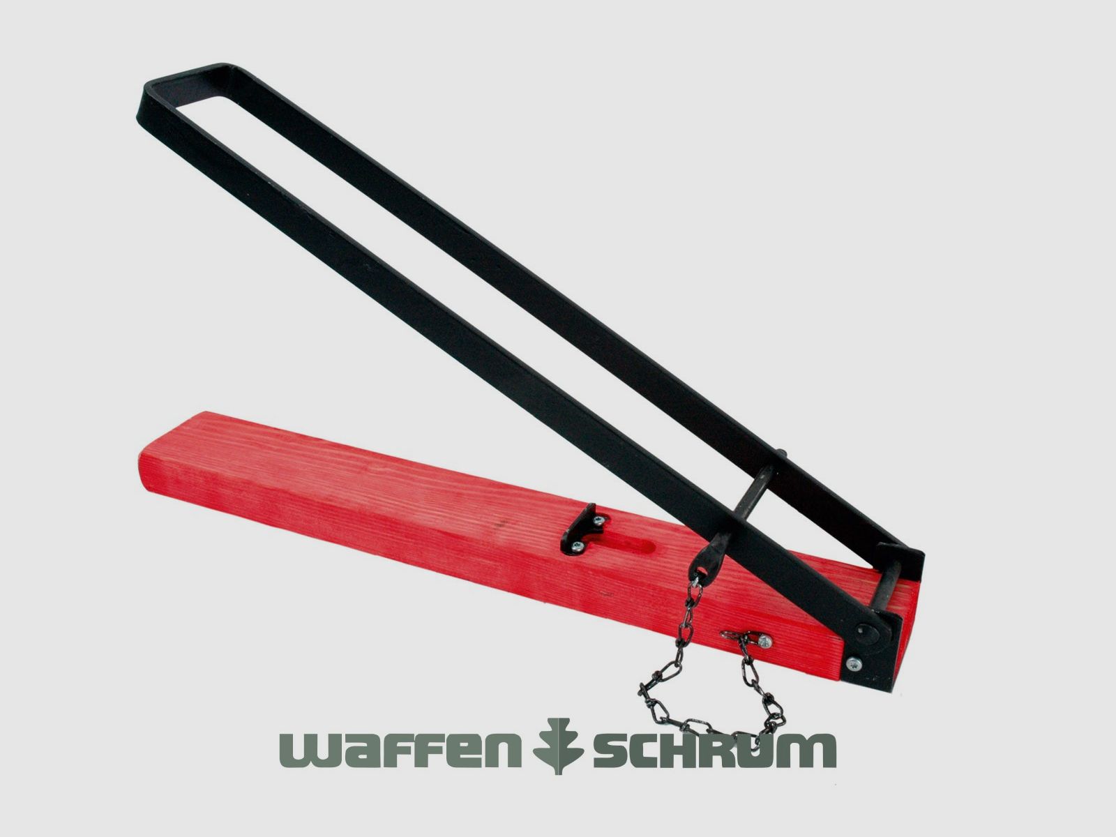 Fallenbau Weißer Spannhebel für Eiabzugseisen / Schwanenhals