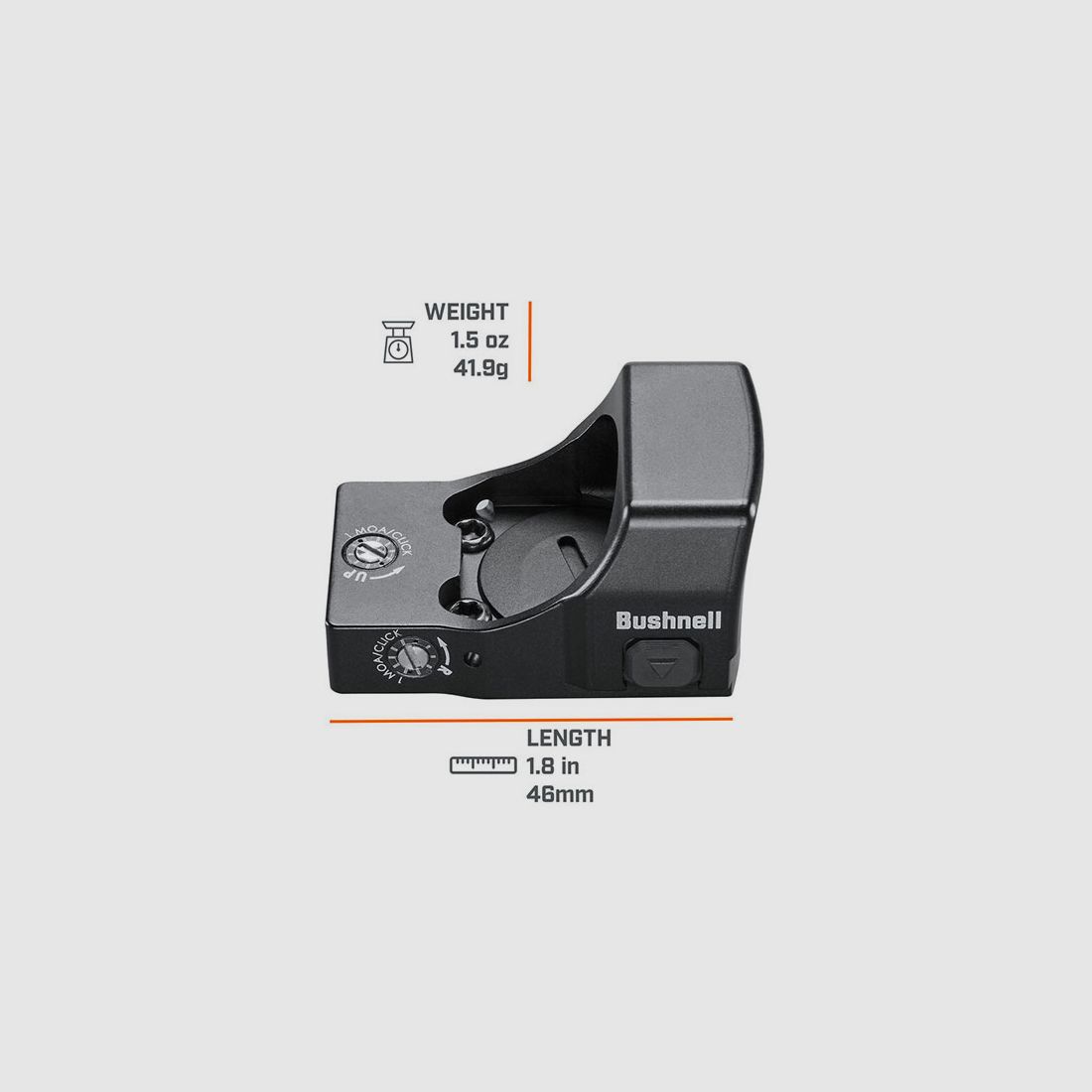 RED DOT – BUSHNELL – RXS-250 1x24mm 4 MOA DOT RETICLE, Bild 8 von 11