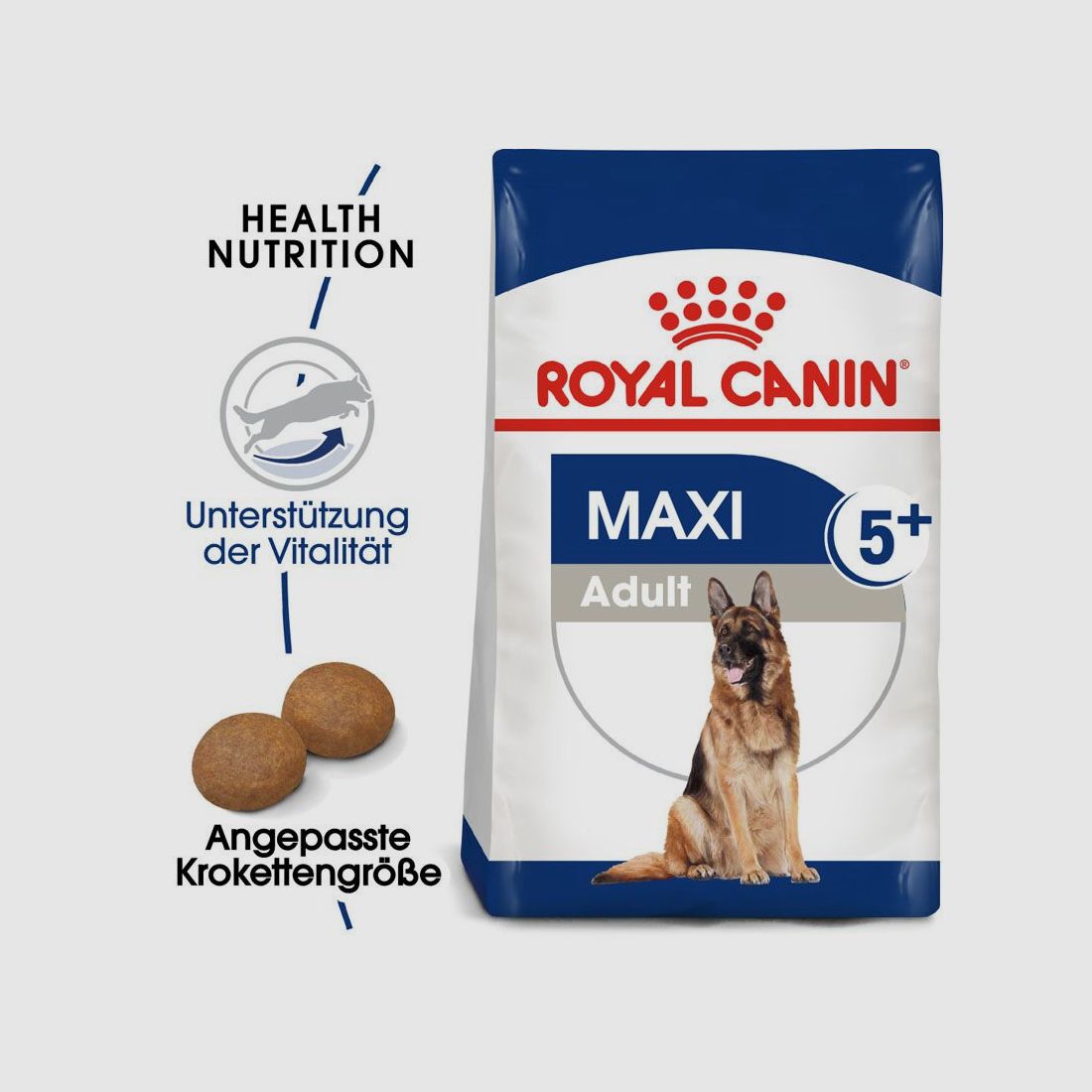 ROYAL CANIN Ältere Große Hunde Trockenfutter Maxi Adult 5+