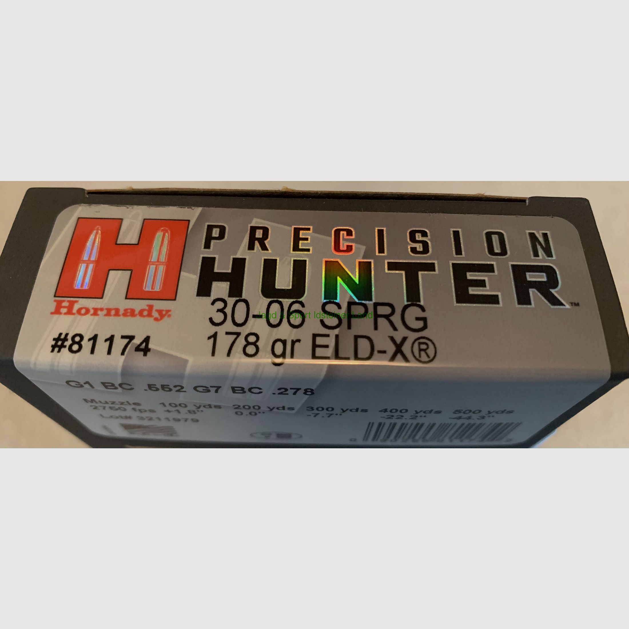 Hornady	 Precision Hunter  - ELD-X, 178grs -, Hornady #81174