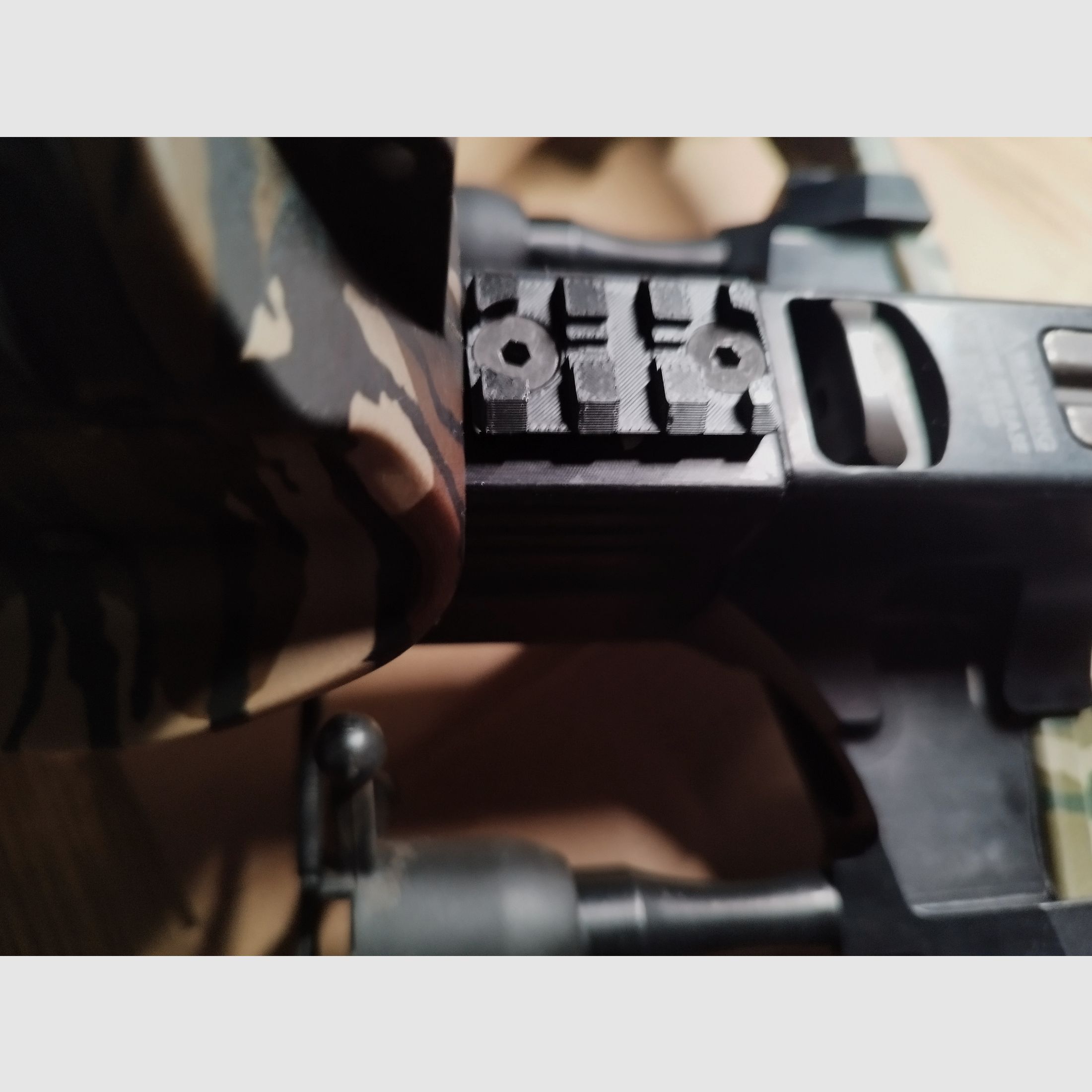 Excalibur Picatinny rail for bipod or accessories