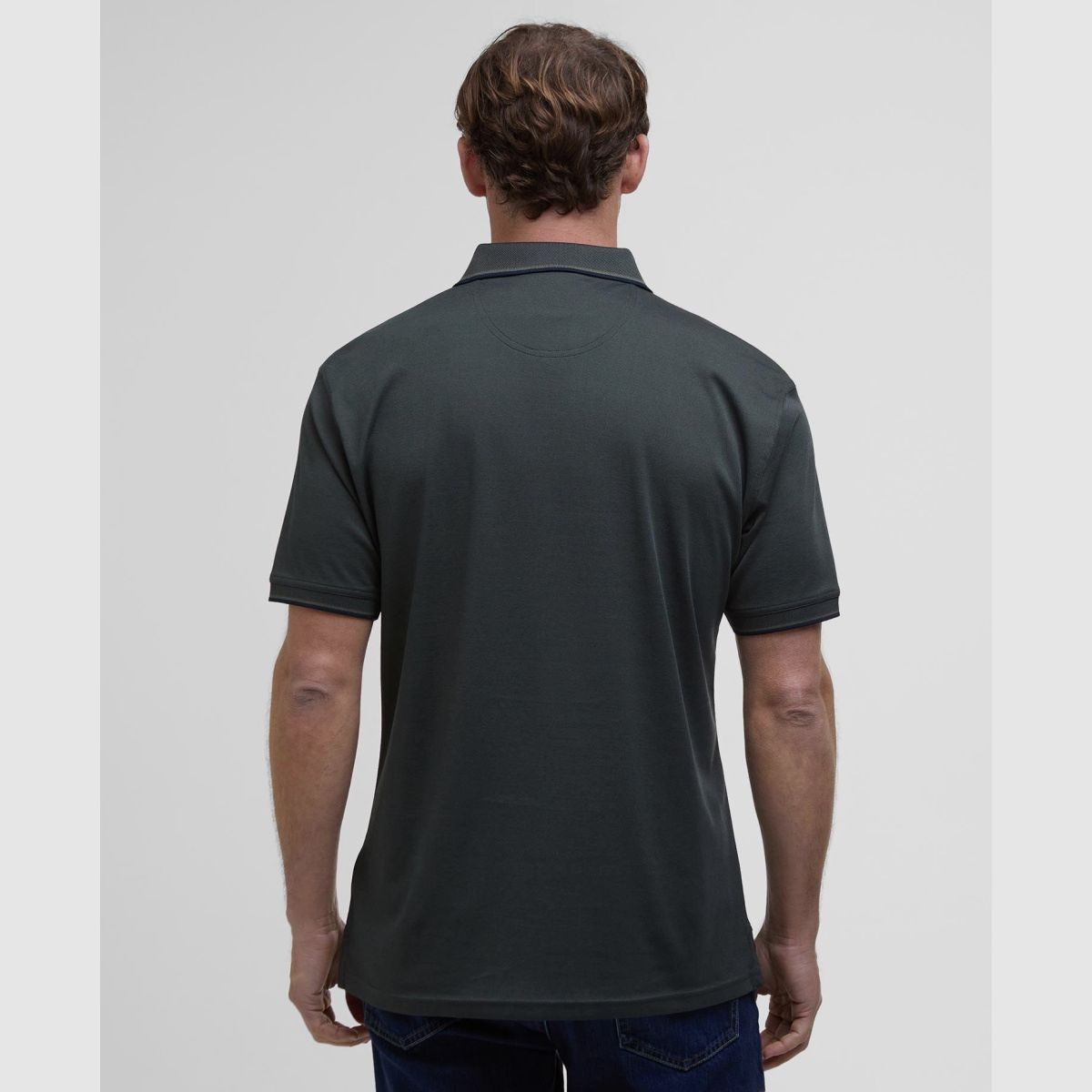 BARBOUR Poloshirt Heydon Short-Sleeved Olive