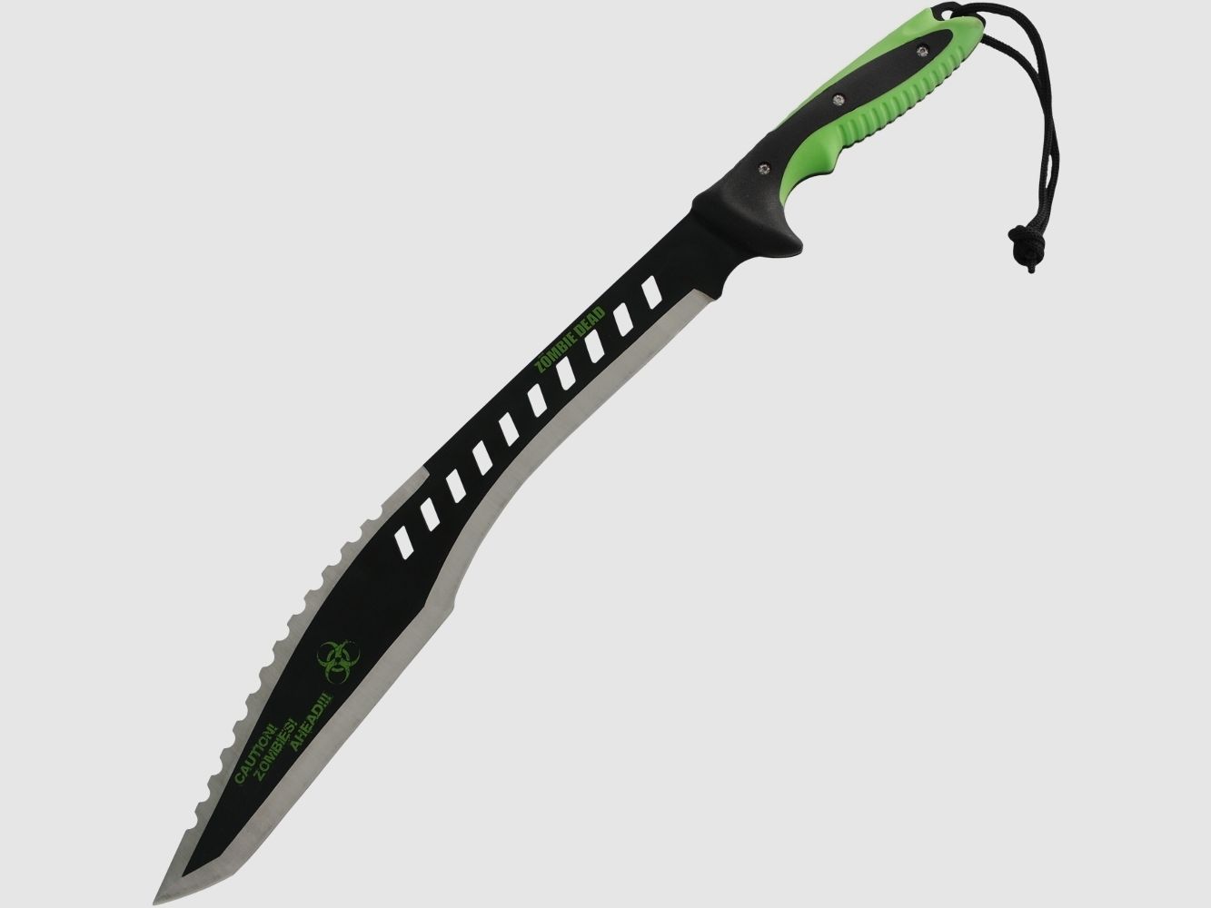 Cool Machete Bolo-Tanto Zombie Dead da Giardino con Fodero in Nylon
